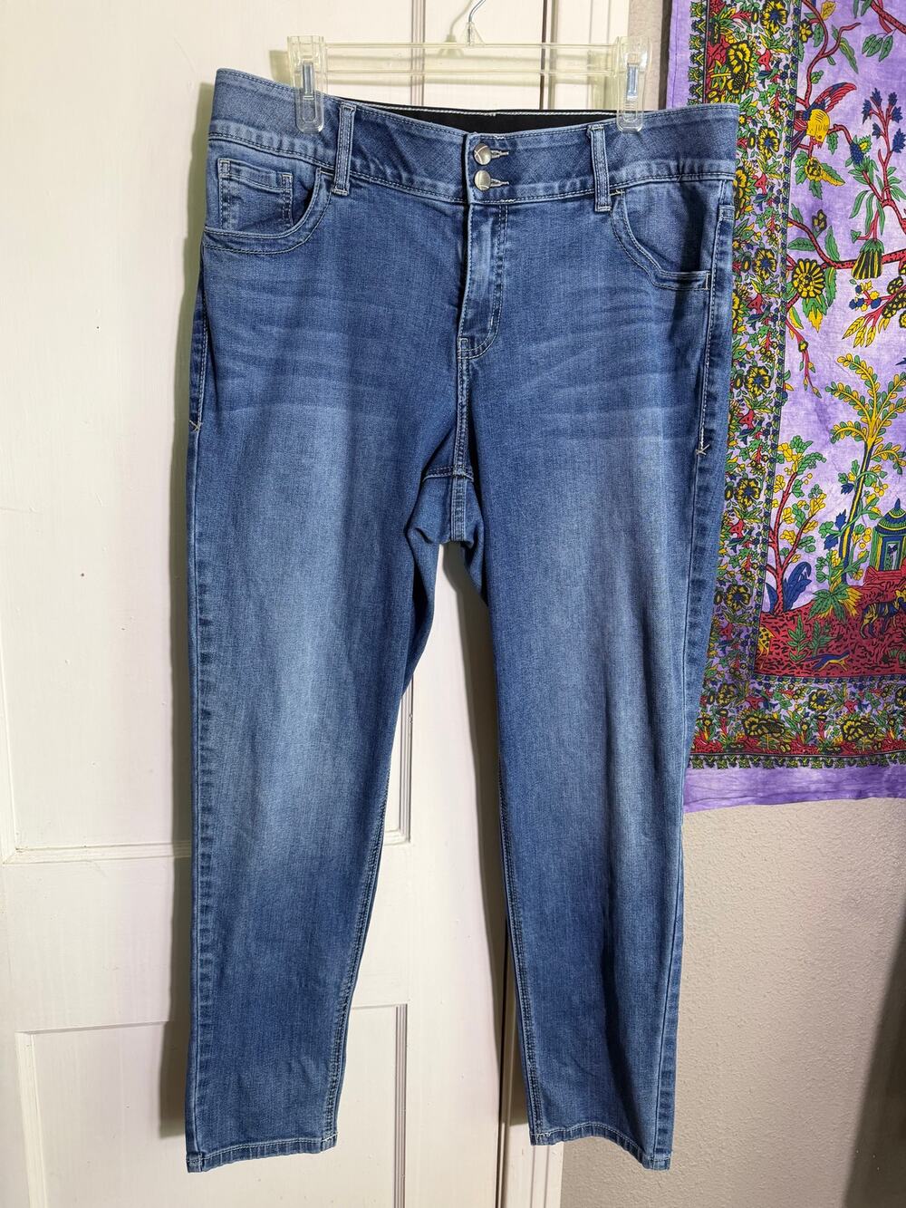 Lane Bryant Skinny Jeans 16 Regular Tighter Tummy Technology Stretch Denim